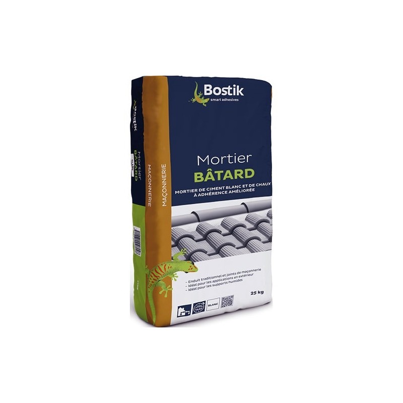 Bostik Mortier batard blanc 25kg