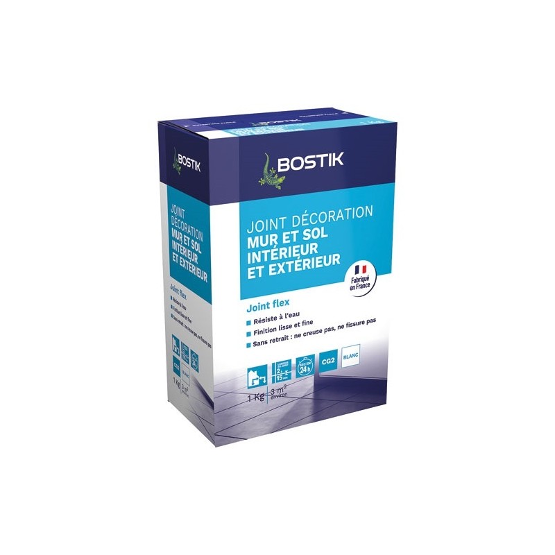 Bostik Joint de décoration flex blanc boite 1kg