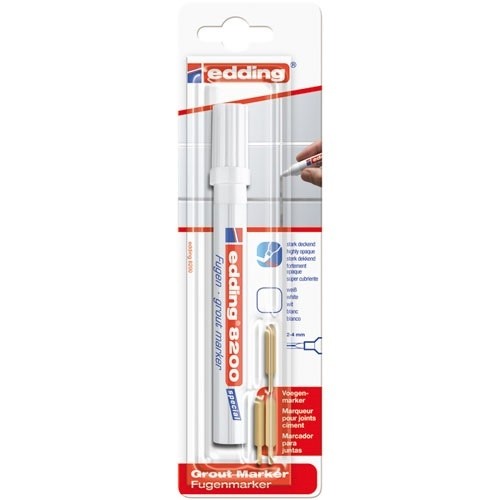 EDDING Marqueur rénovateur joints blanc