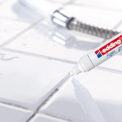 EDDING Marqueur rénovateur joints blanc - Image 3