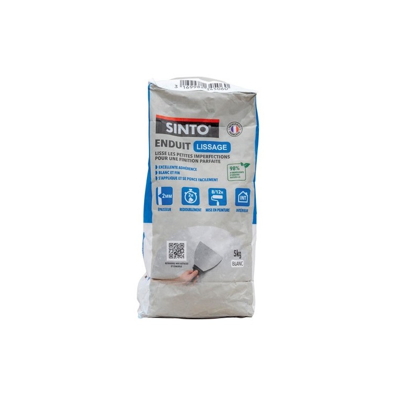 SINTO Enduit de lissage interieur poudre 5kg