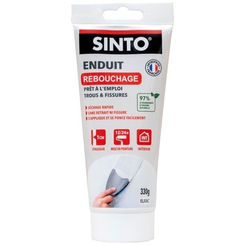 SINTO Enduit de rebouchage interieur tube 330g