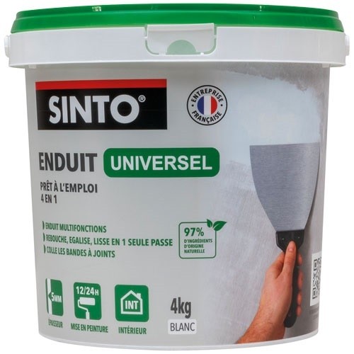 SINTO Enduit universel pâte 4kg