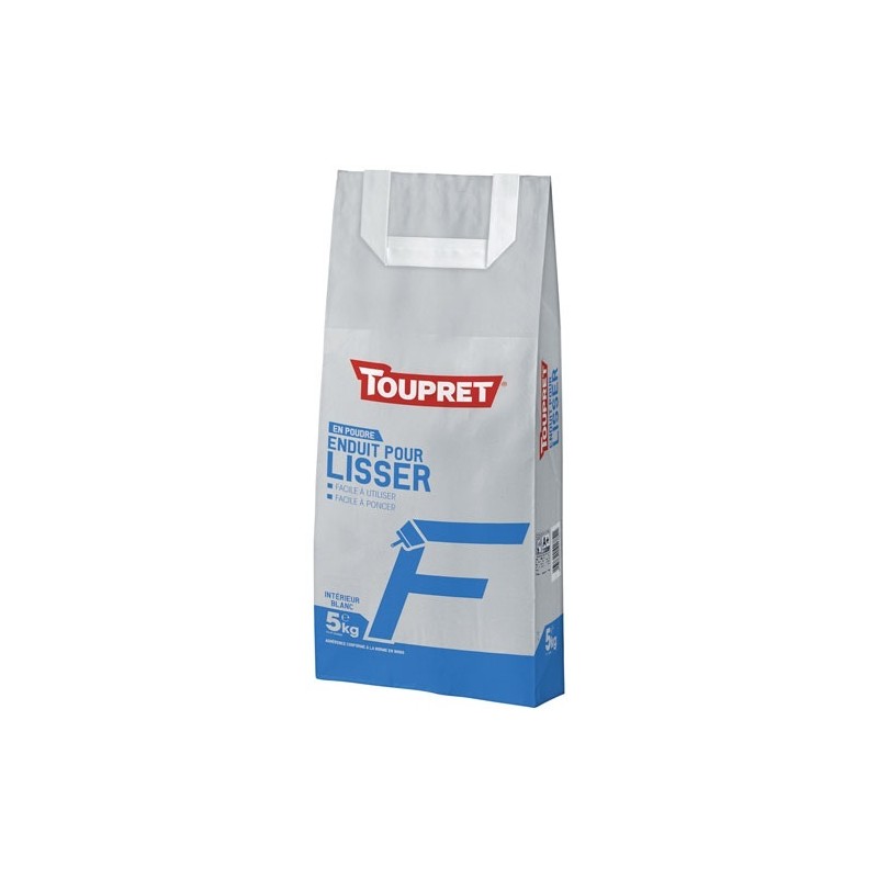 Toupret Enduit lissage intérieur pour finitions poudre 5kg