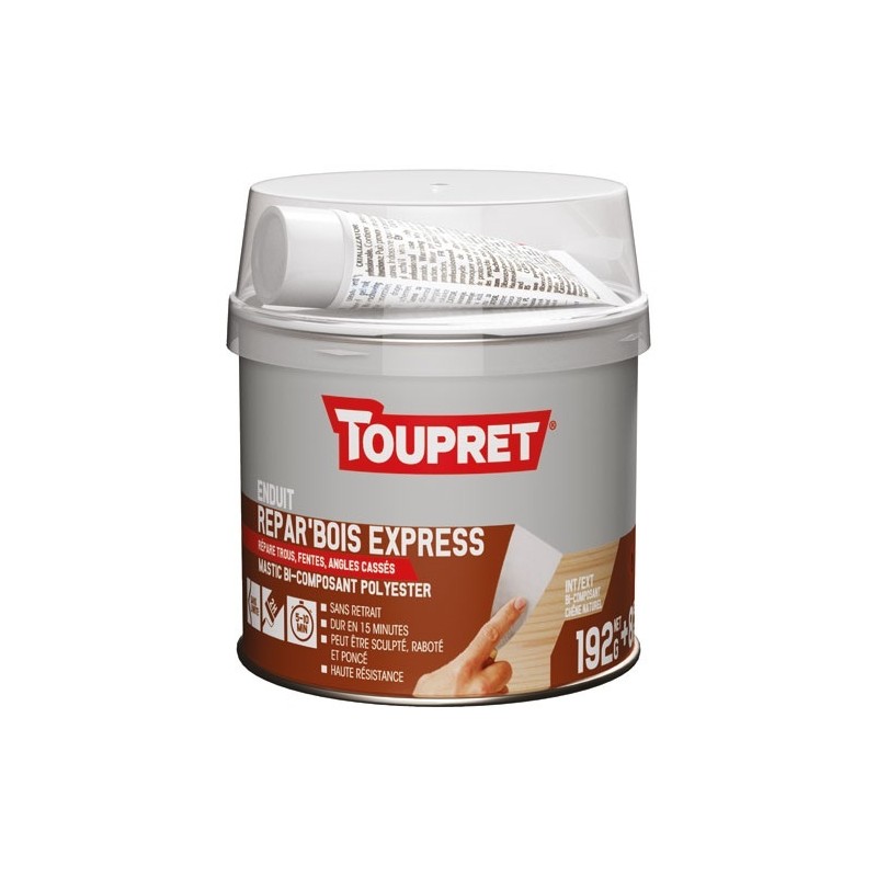 Toupret Enduit repar bois express - 200 g
