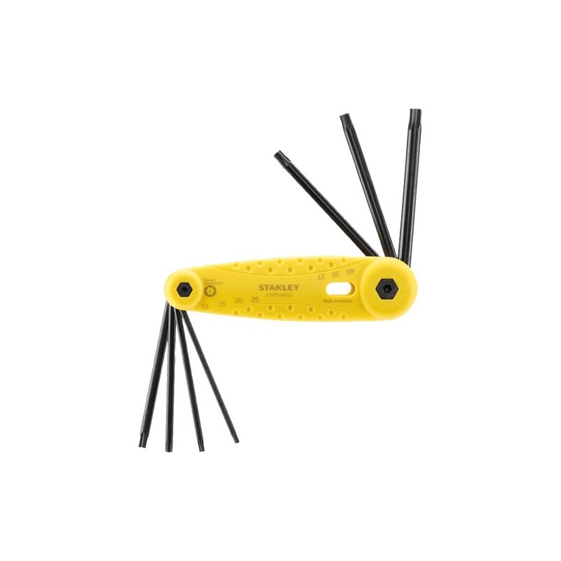 Stanley outillage Jeu de 7 cles males tamper torx
