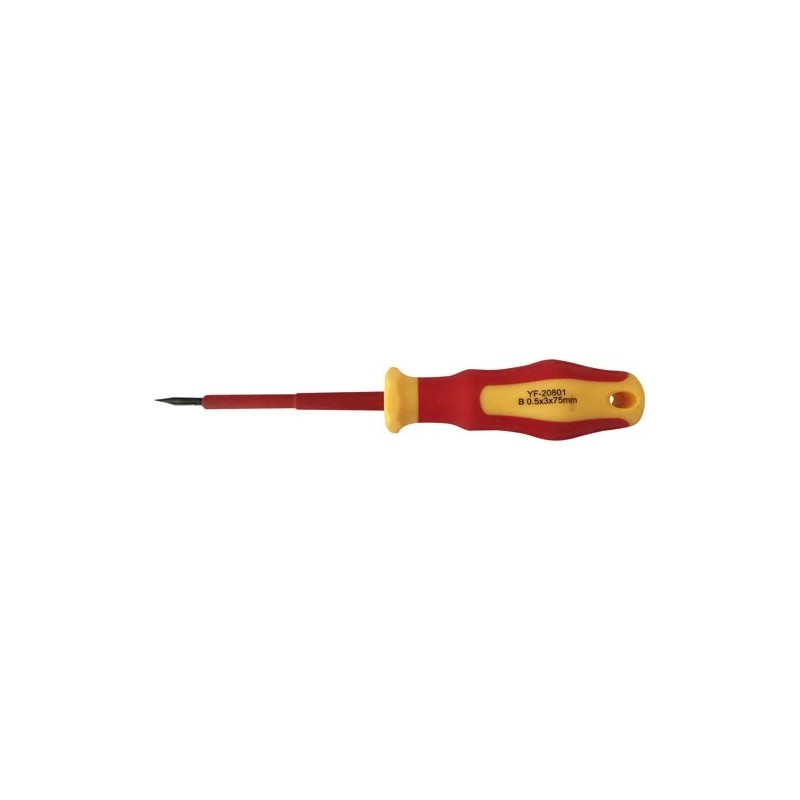 Fischer Darex Tournevis electricien isolé fente 3 x 75 mm