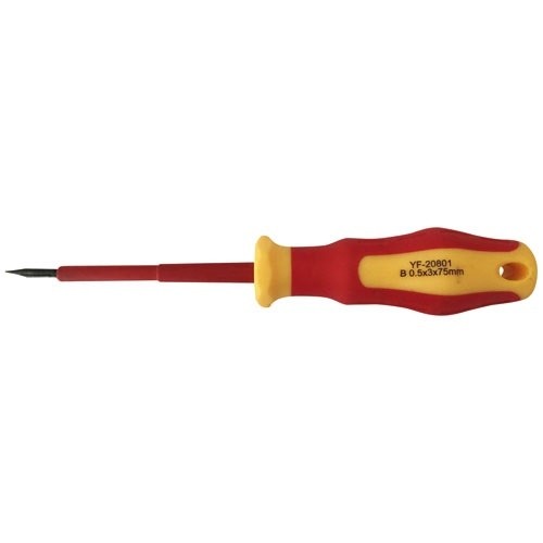 Fischer Darex Tournevis electricien isolé fente 3 x 75 mm