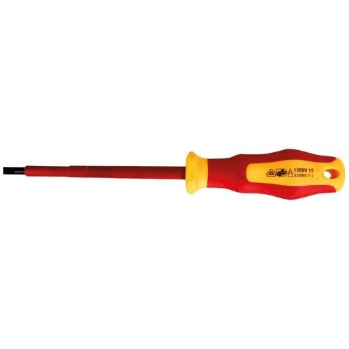Fischer Darex Tournevis électricien isolé fente 5.5 x 135 mm