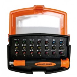 Fischer Darex Coffret de 21 embouts de vissage et tournevis porte embouts - Image 2