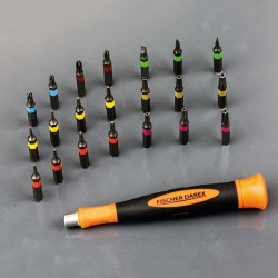 Fischer Darex Coffret de 21 embouts de vissage et tournevis porte embouts - Image 3