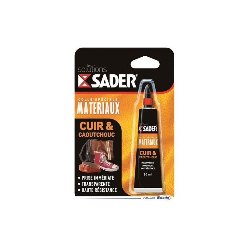Sader Colle cuir et caoutchouc 30ml