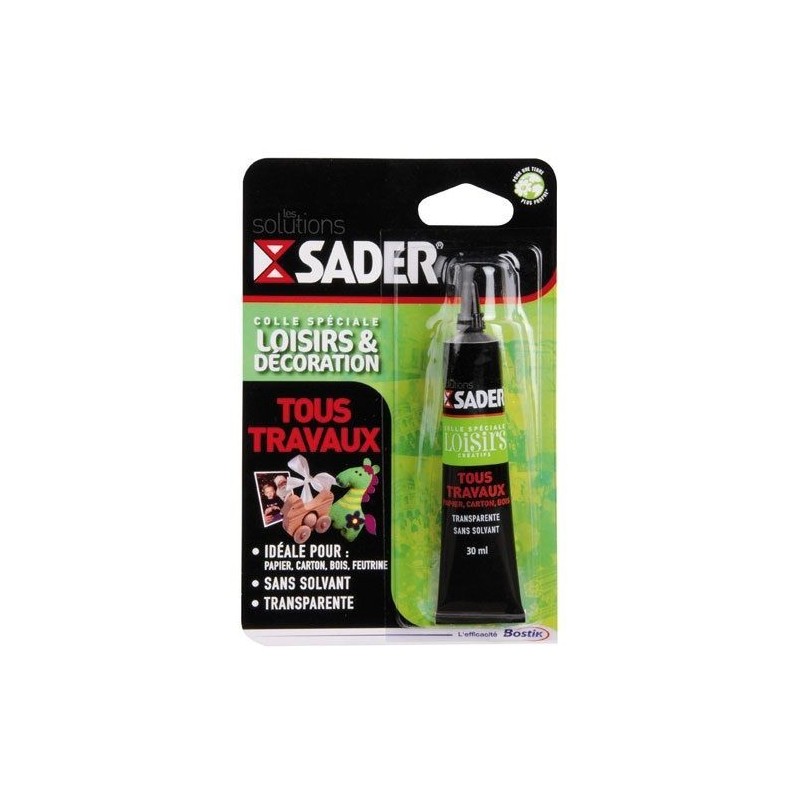 Sader Colle tous travaux tube alu 30ml blister
