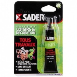 Sader Colle tous travaux tube alu 30ml blister - Image 2