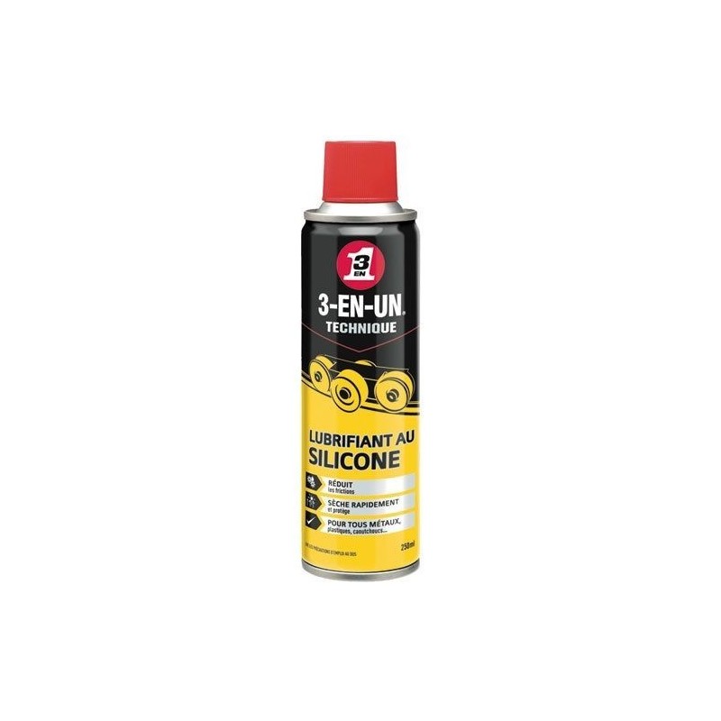 3-EN-UN Lubrifiant au silicone 3 en 1 bbe 250ml
