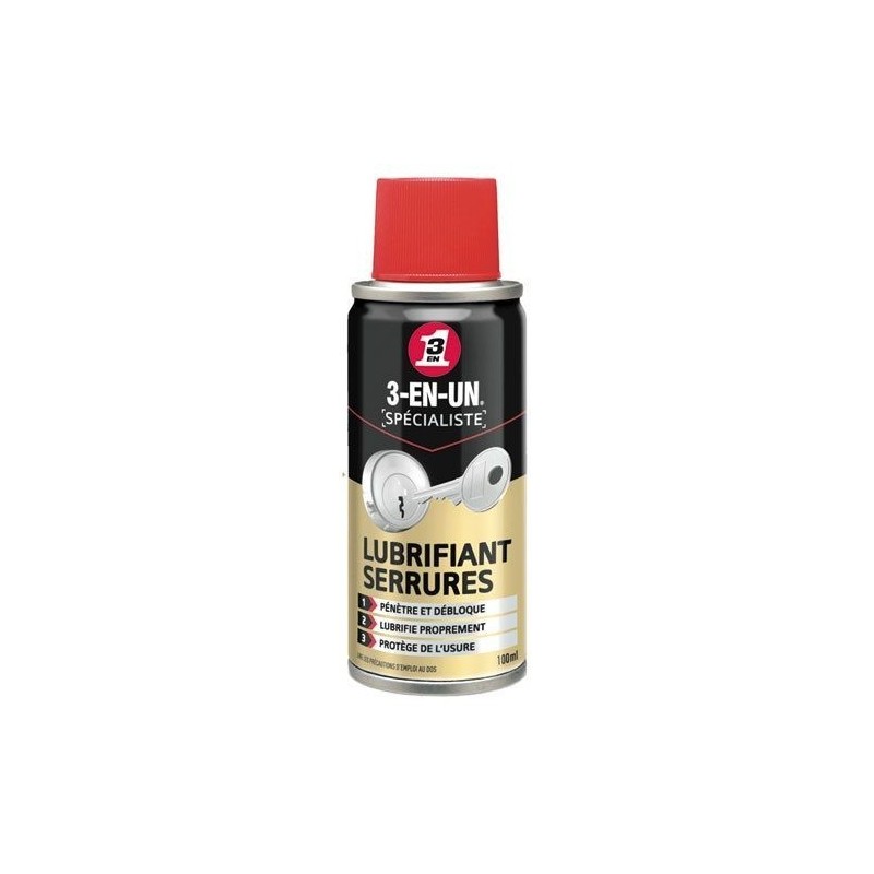 3-EN-UN Lubrifiant serrures 100ml