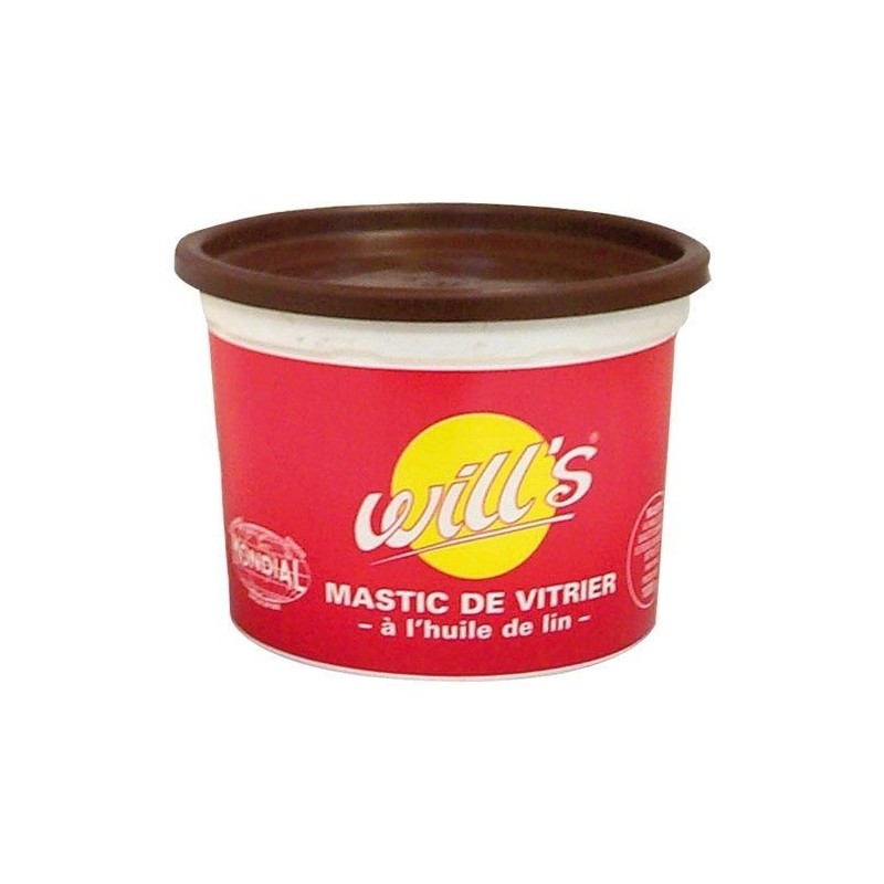 Will's Mastic vitrier mondial brun/acajou pot 500g