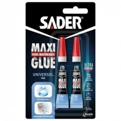 Sader Maxiglue instantanée gel 2x3g - Image 2