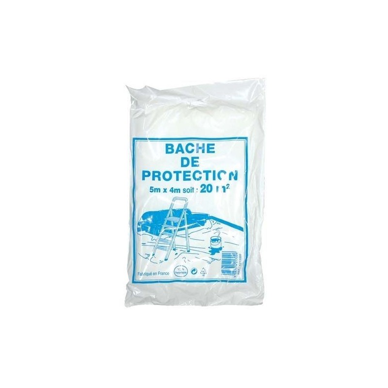 Savy Bâche de protection 4mx5m polypropylène A