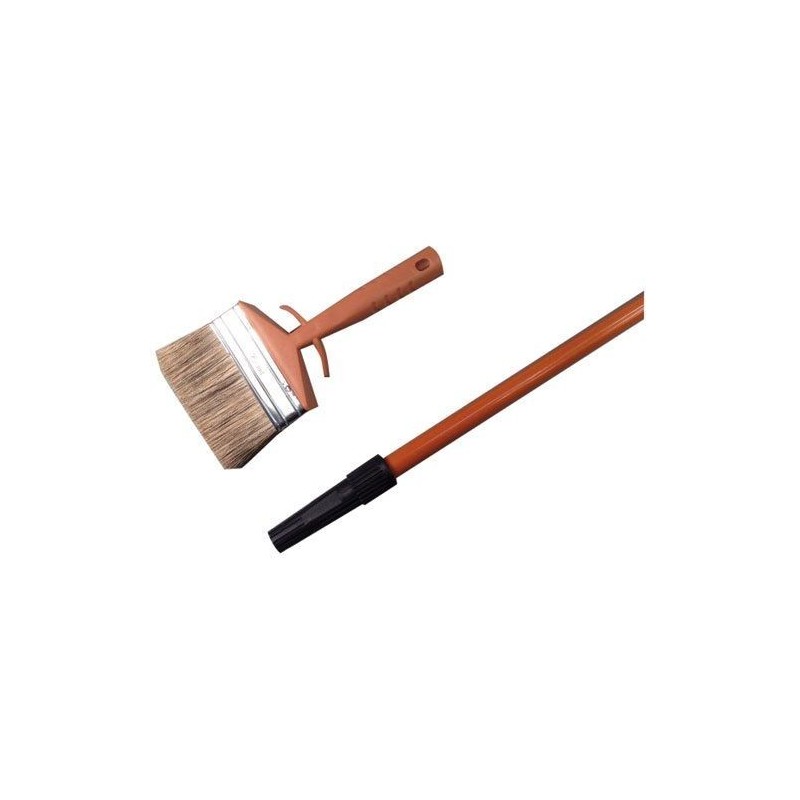 Savy Brosse rectangulaire lasure + manche télescopique