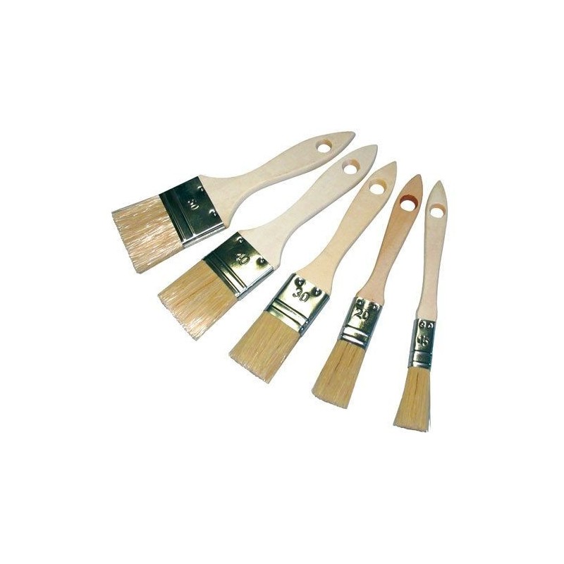 Savy Pinceau plat lot de 5 sur cavalier