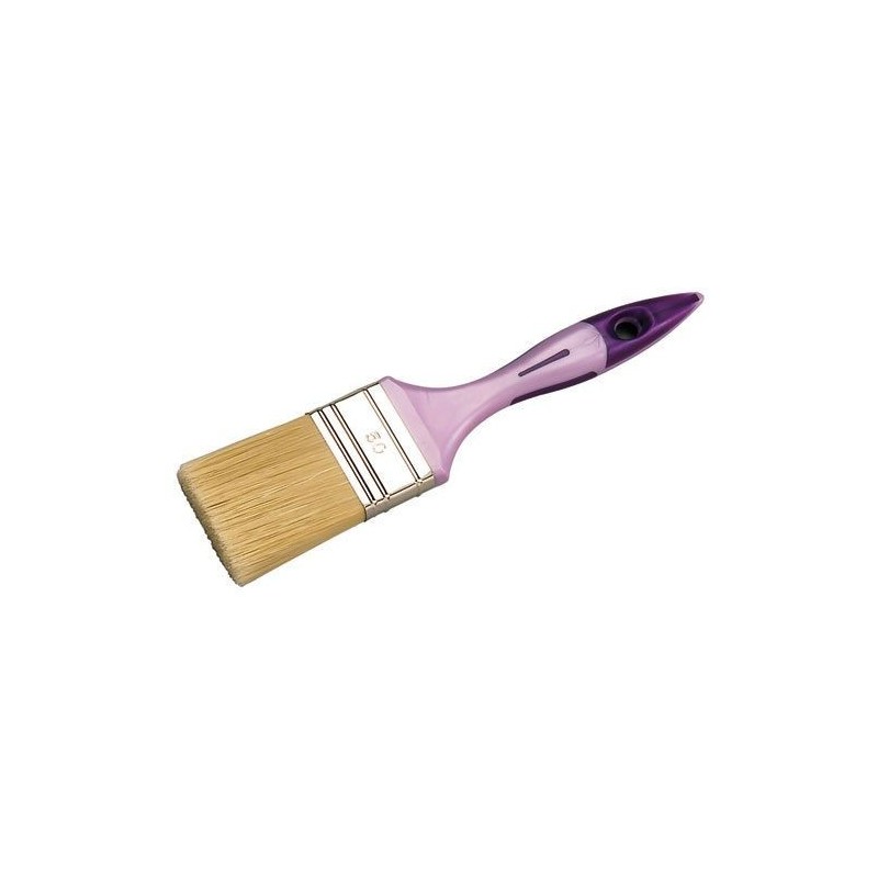 Savy Pinceau plat toute peinture largeur 80mm fibres synthétiques