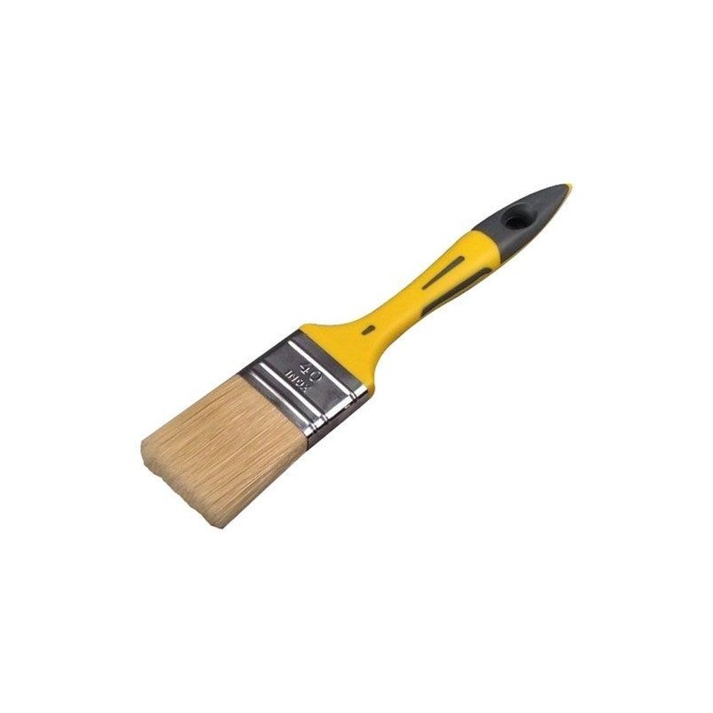 Savy Pinceau plat bimatière peinture brillante laquée 30mm