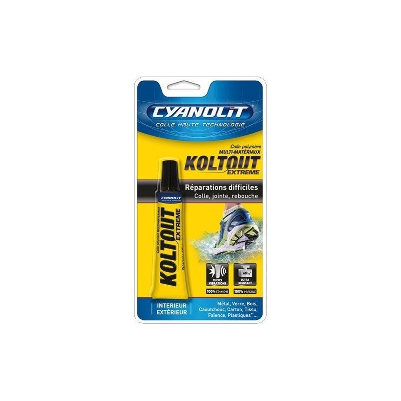 Cyanolit Cyanolit colle résiste Kolfort multimatériaux tube 20ml