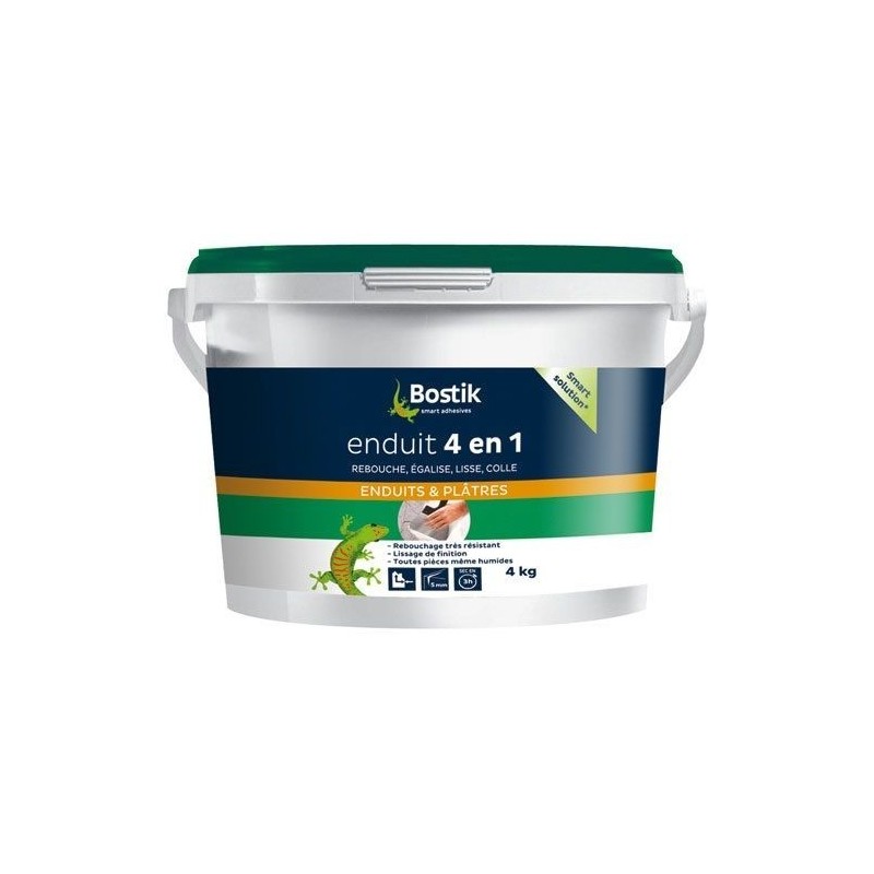 Bostik Enduit 4 en 1 multi usages pâte 4kg