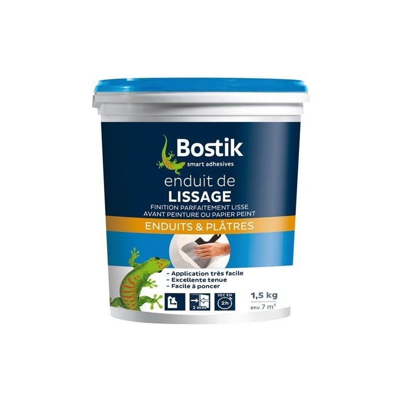 Bostik Enduit lissage pâte 1.5kg