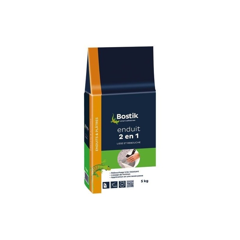 Bostik Enduit poudre 2 en 1 5 kg