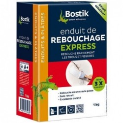 Bostik Enduit rebouchage express en poudre 1kg - Image 2