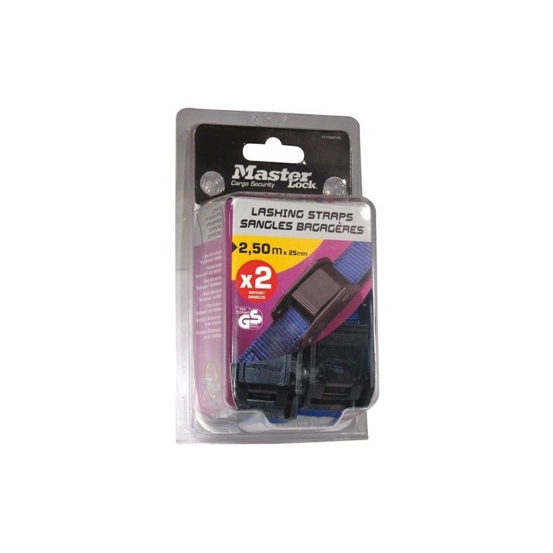 Master Lock Sangles bagagères 2 50mx25mm x2
