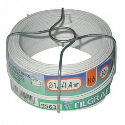 Filgraf Fil plastifié blanc Filgraf 6 bobine 50m. ø80 mm - Image 2