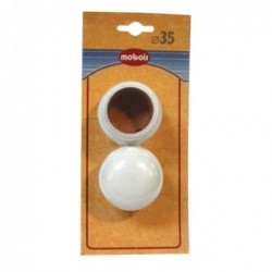 Mobois Embout anglais d.35 x2 blanc 1410cl - Image 2