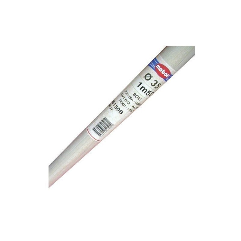 Mobois Tringle bois d.35 2.5m brut 35250b