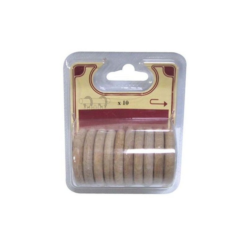 Mobois Anneau d.42 pour barre d.20 brut blister de 10